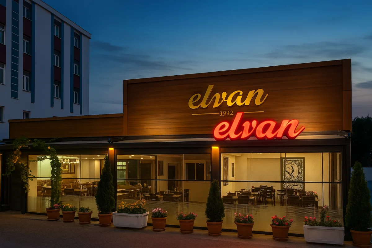 Elvan Lokantası dış cephe görünümü